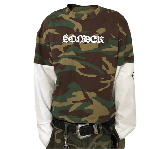 Layered Camo Tee